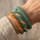 Bracelet népalais Trio Alignement profond