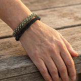 Bracelet népalais Duo Renouveau ancré