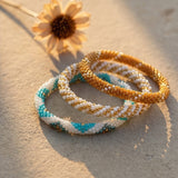 Bracelet népalais Trio Abondance sereine