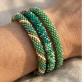 Bracelet népalais Trio Cœur ouvert