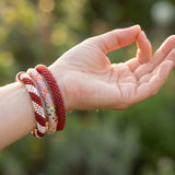 Bracelet népalais Trio Feu sacré