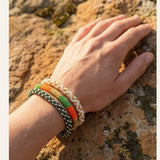 Bracelet népalais Trio Joie rayonnante