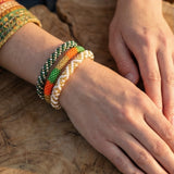 Bracelet népalais Trio Joie rayonnante