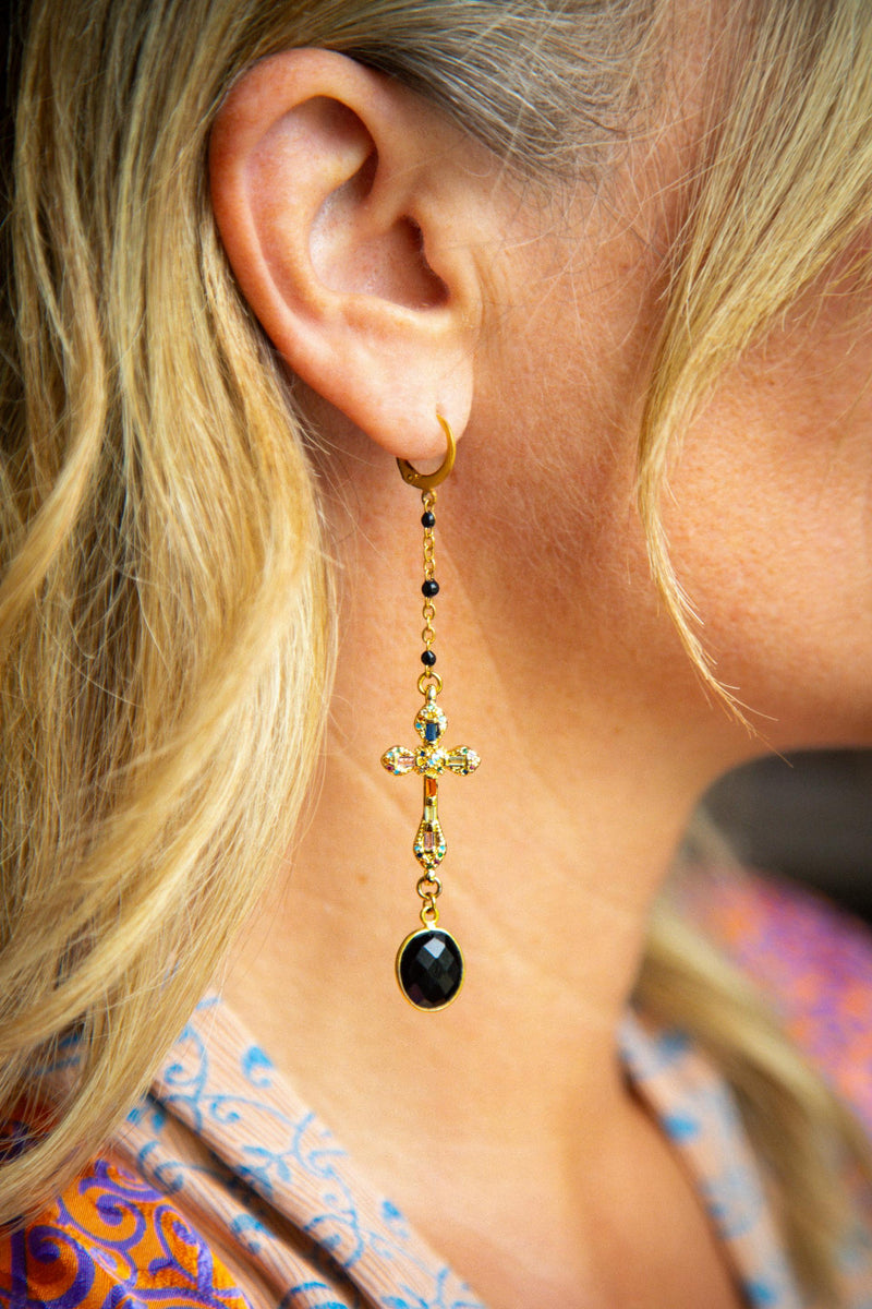 Boucles d’oreilles Croix – Collection Inner Light