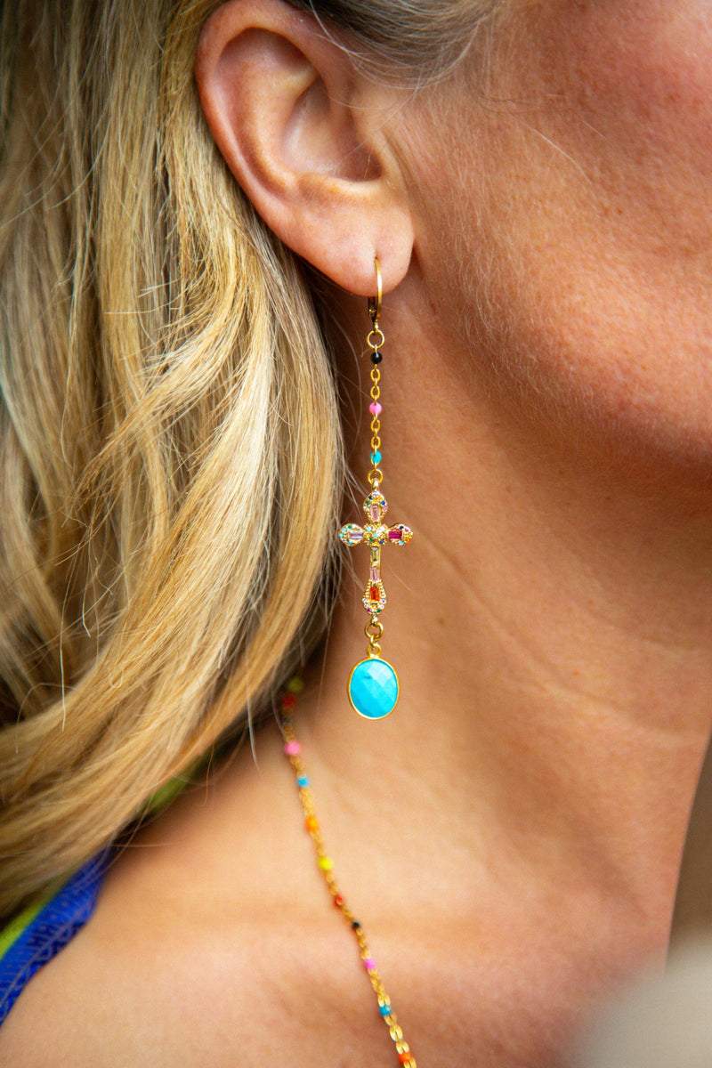 Boucles d’oreilles Croix – Collection Inner Light