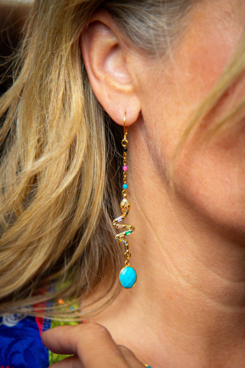 Boucles d’oreilles Serpent – Collection Inner Light