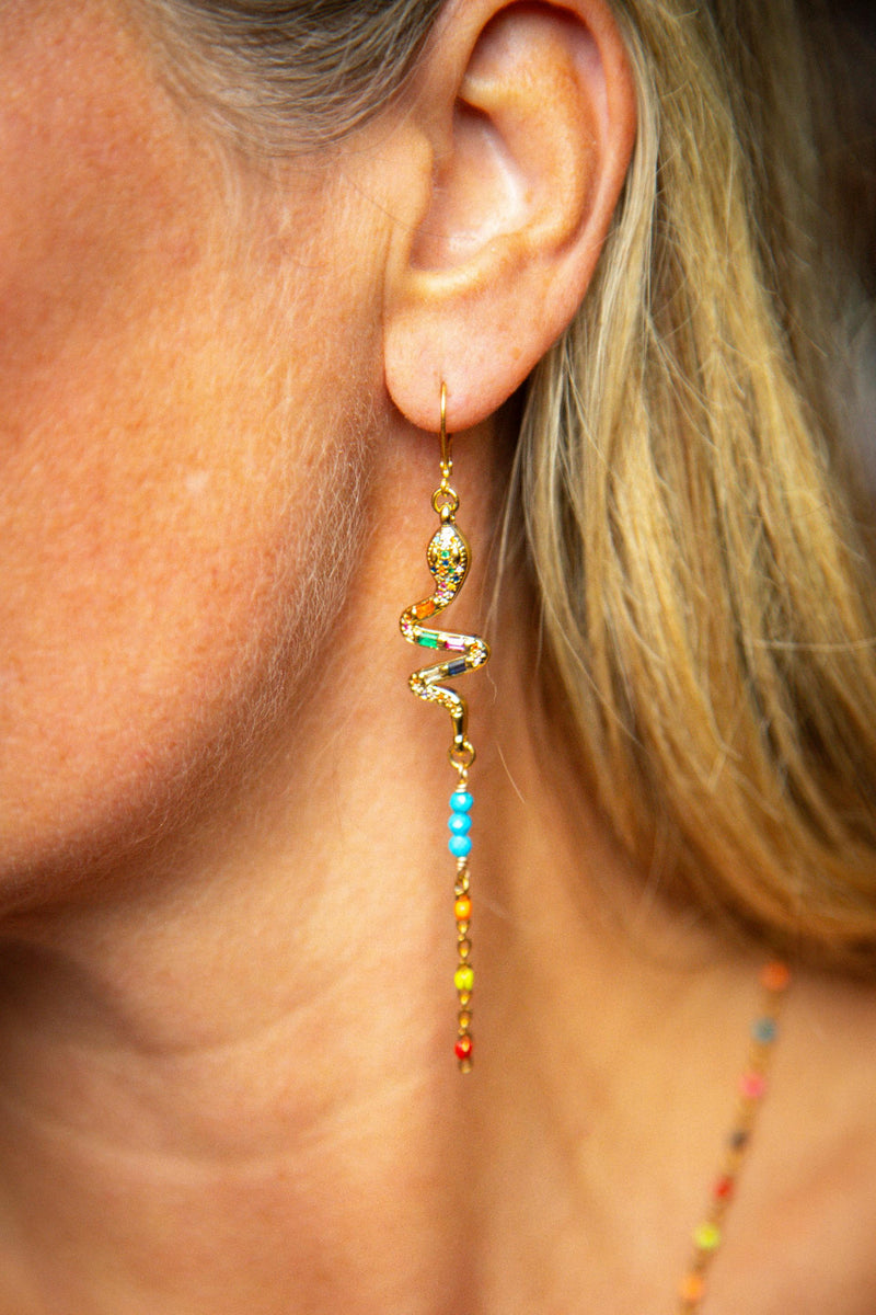 Boucles d’oreilles Serpent – Collection Inner Light