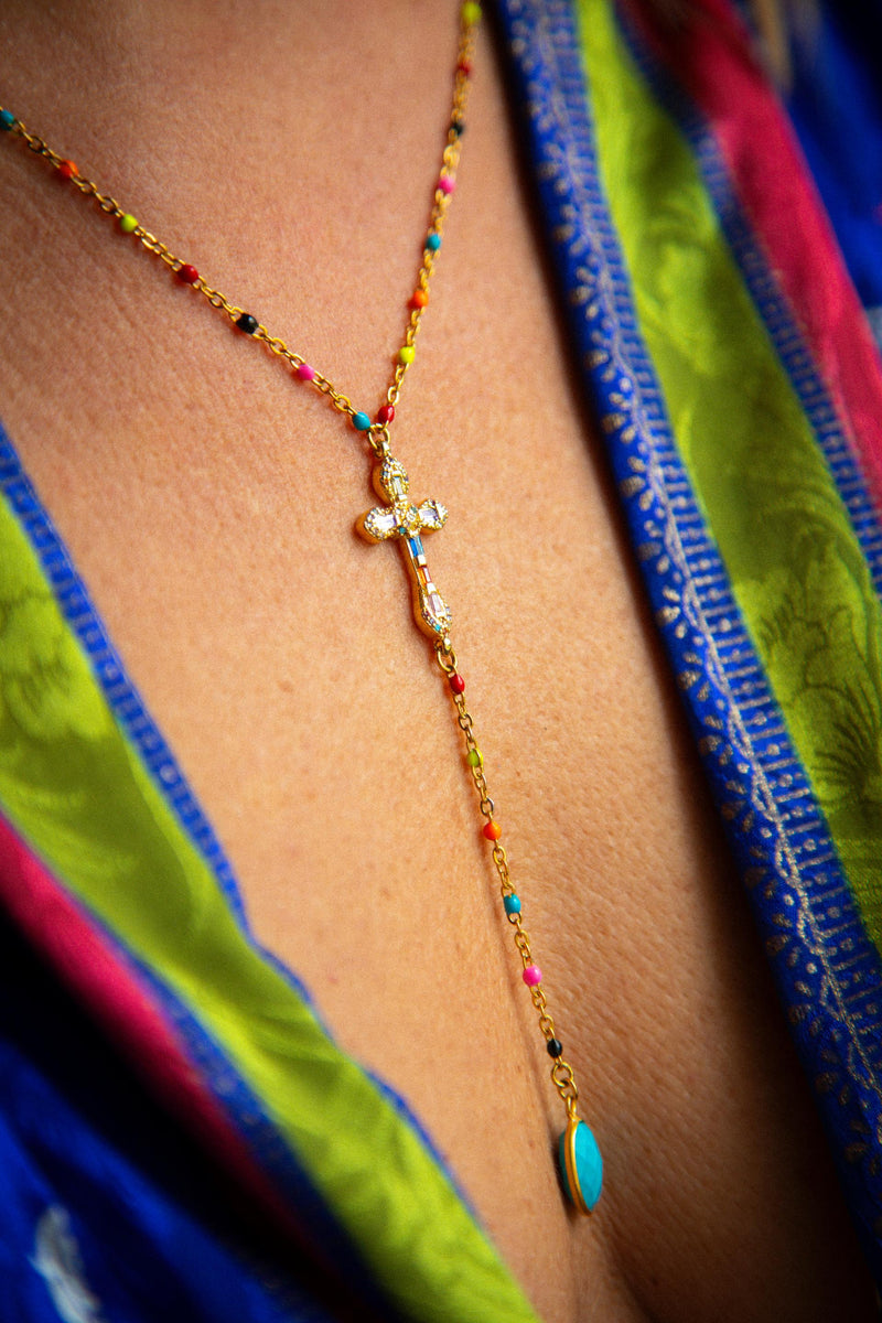 Sautoir Croix – Inner Light | Talisman énergétique