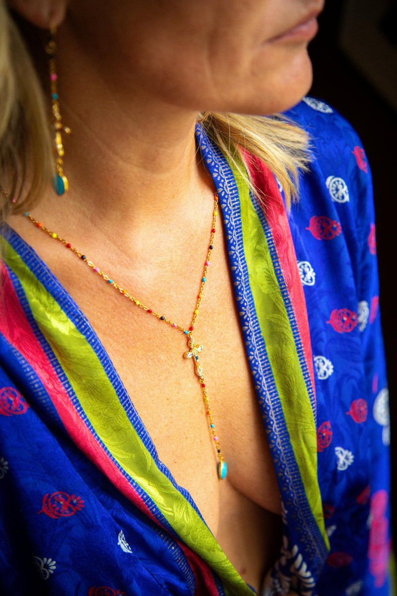 Sautoir Croix – Inner Light | Talisman énergétique