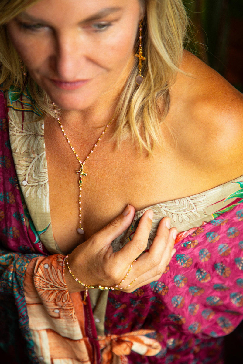 Sautoir Croix – Inner Light | Talisman énergétique