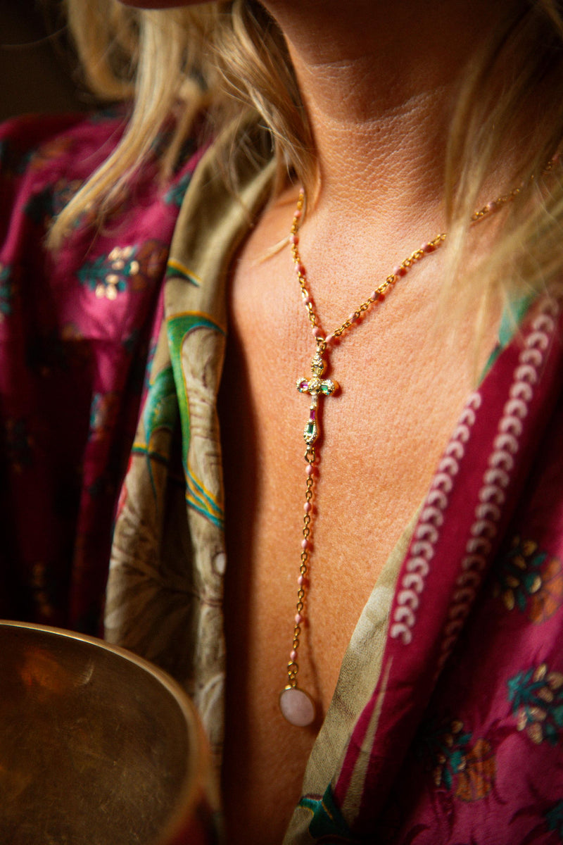 Sautoir Croix – Inner Light | Talisman énergétique