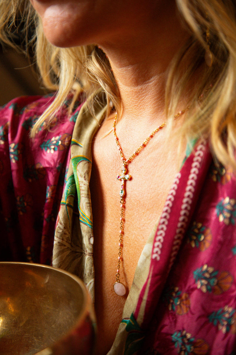 Sautoir Croix – Inner Light | Talisman énergétique