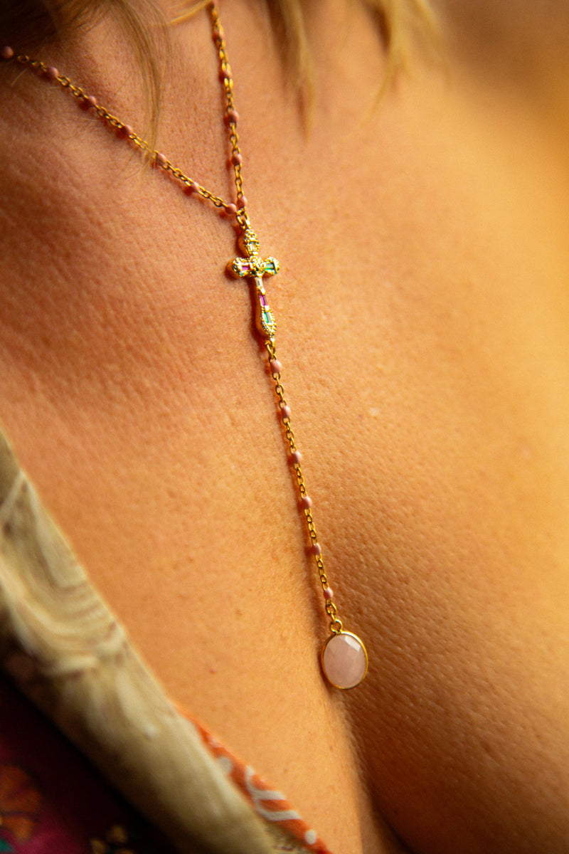 Sautoir Croix – Inner Light | Talisman énergétique