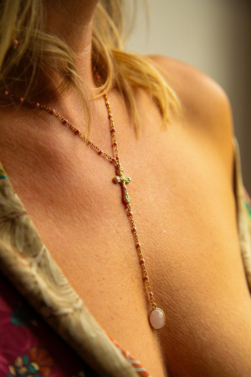 Sautoir Croix – Inner Light | Talisman énergétique