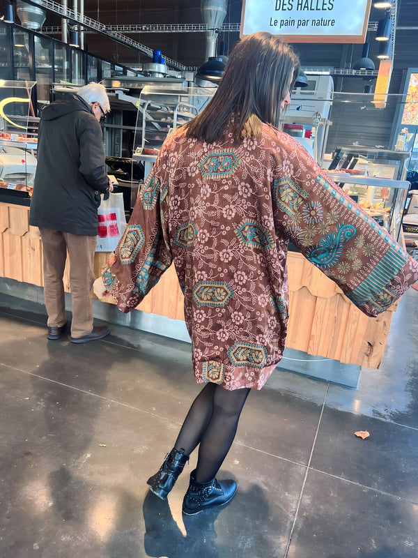 Jaï reversible short kimono