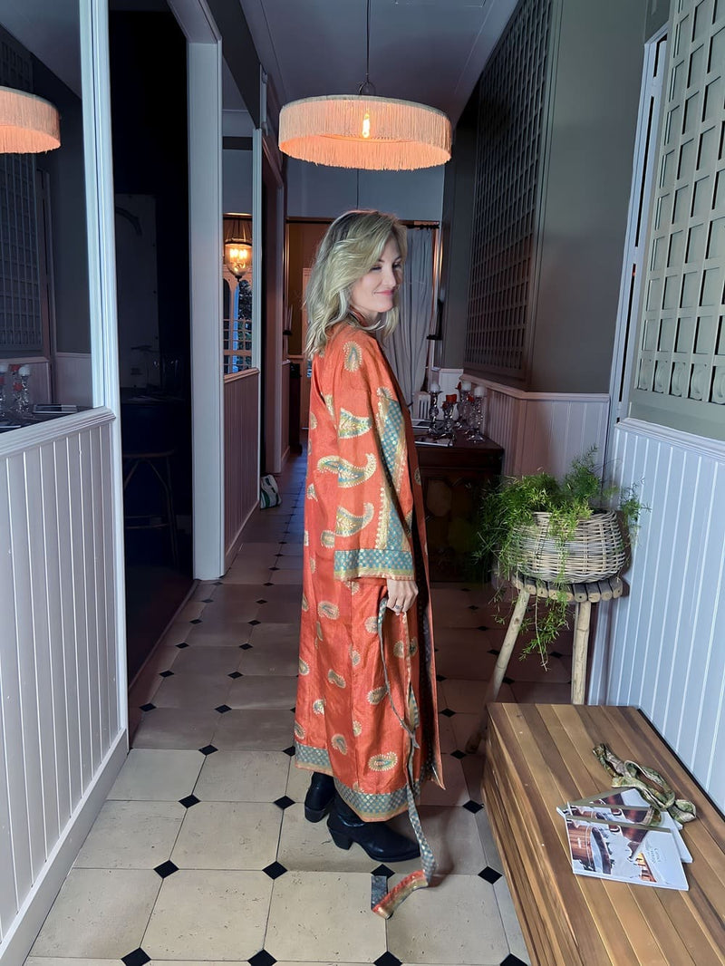 Kimono long réversible Hari
