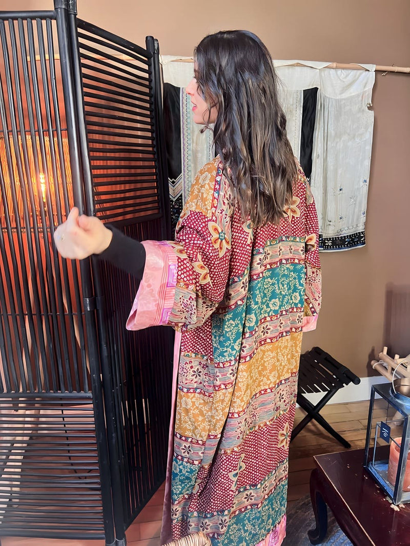 Kimono long réversible Ravi