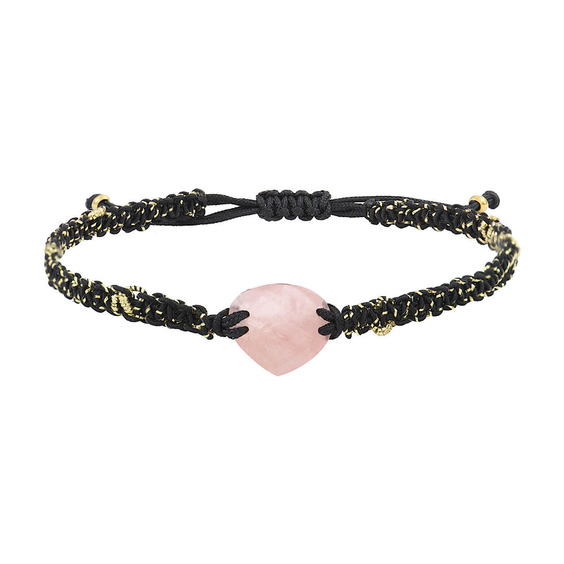 Bracelet Liane -quartz rose