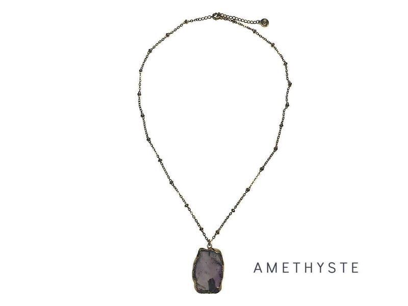 GOLDEN ENERGY NECKLACE (8 stones to choose from) 