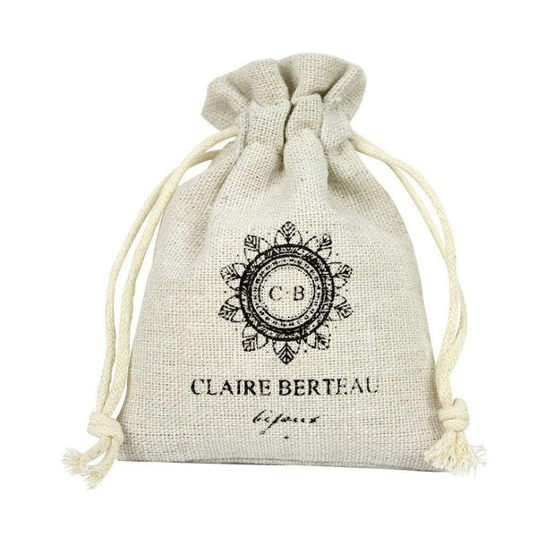 CHARM HEART AGATE NOIRE ARGENT - Claire Berteau Bijoux