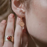Mini Sankalpa hoop earrings